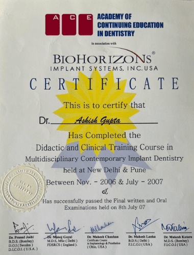 Didactic and clinical training course