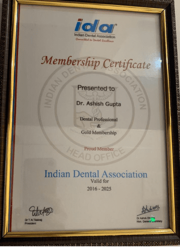 IDA membership certification